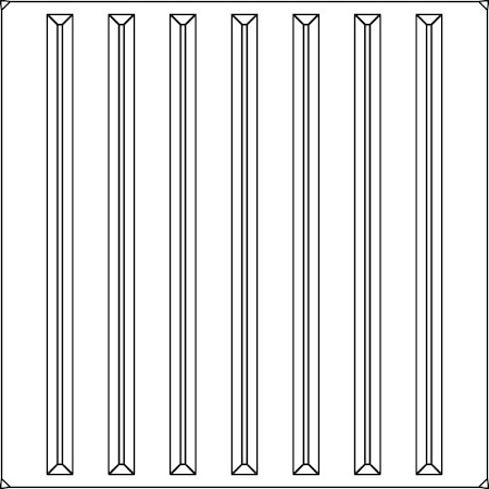 Ceilume Southland 2ft x 2ft Clear Ceiling Tile V1-STHLND-22CL2